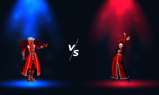 The Fiery Clash: KOF Mugen Cruelty Blood Rose vs. Raisen.Blood